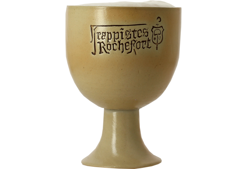 Beer glasses - Rochefort earthenware goblet beer glass