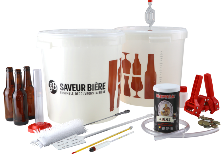 Kits de brassage - Kit de brassage complet bière brune d'abbaye