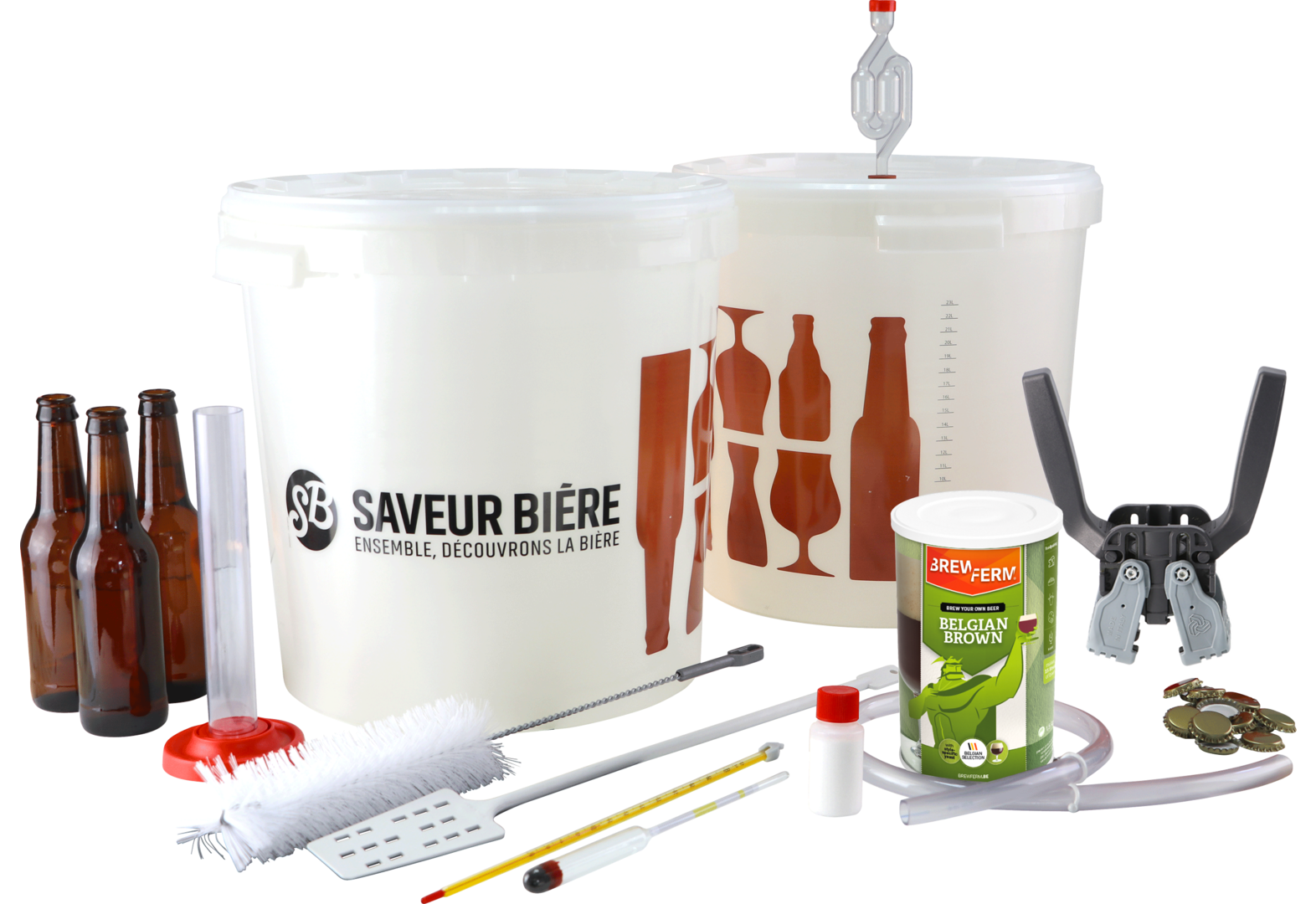 Kit de brassage complet Bière Ambrée - Brassage amateur