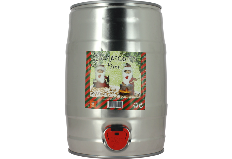 Bier Tapvatjes - La Mascotte Hiver in een tapvat van 5 liter