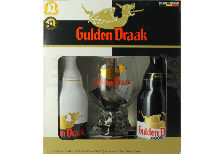 Accessoires et cadeaux - Coffret Gulden Draak (2 bières 1 verre 50cl)