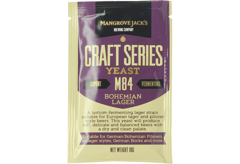 Levures pour fermentation - Levure Mangrove Jack's Bohemian Lager M84 10g