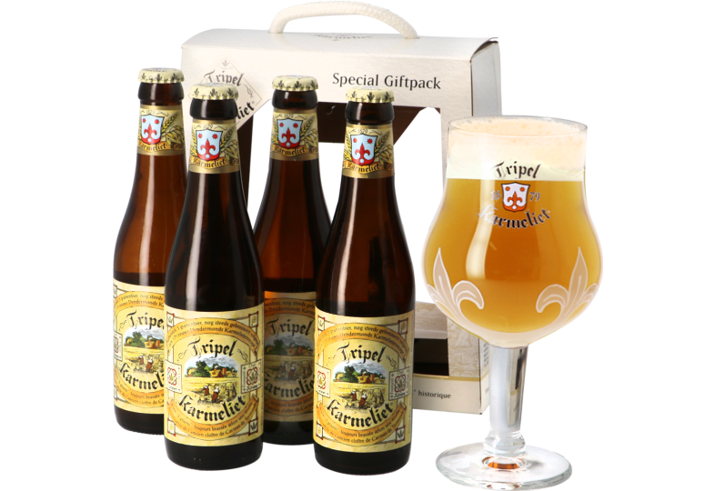Coffrets cadeaux verre et bière - Coffret Tripel Karmeliet