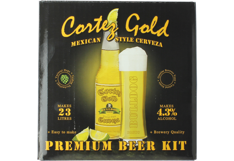 Kit de bière - Cortez Gold Mexican Cerveza Beer Kit - Bulldog