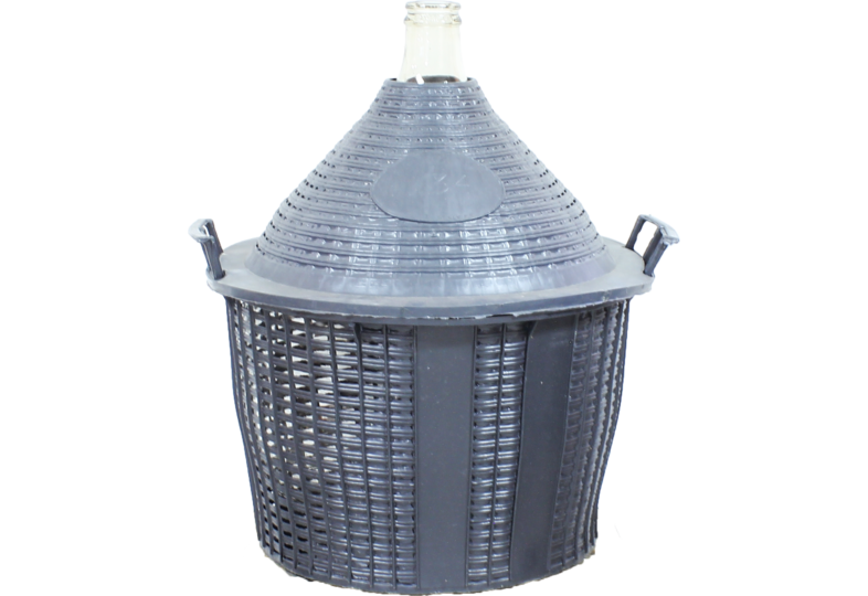 Dames-Jeannes - Dame-Jeanne 34L goulot normal avec panier