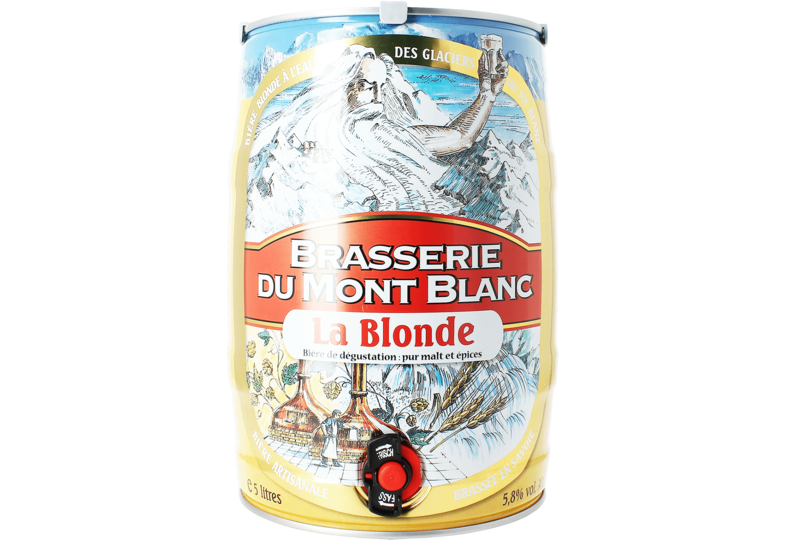 Fässer - Mont Blanc - Blond - 5 Liter-Fass