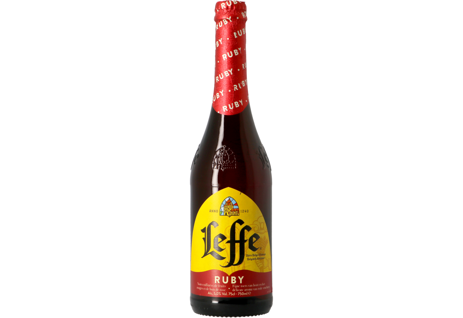 Leffe ruby une bière fruitée aromatisée aux fruits rouges
