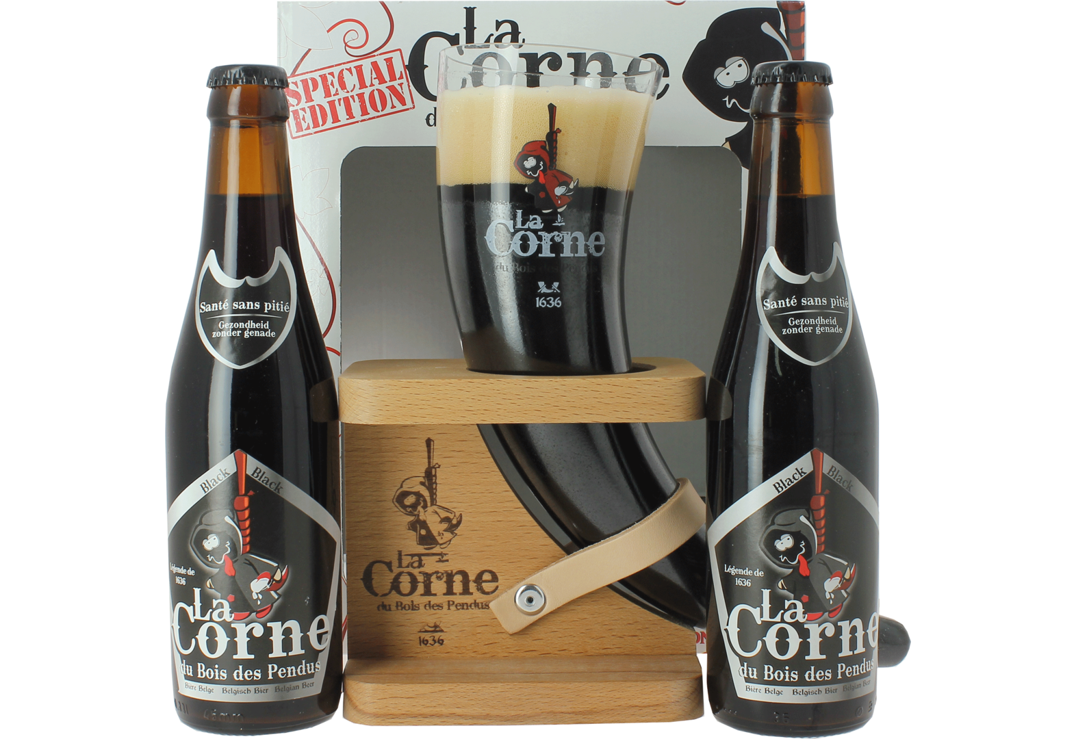 Coffret La Corne du Bois des Pendus Black - Coffret cadeau de bière