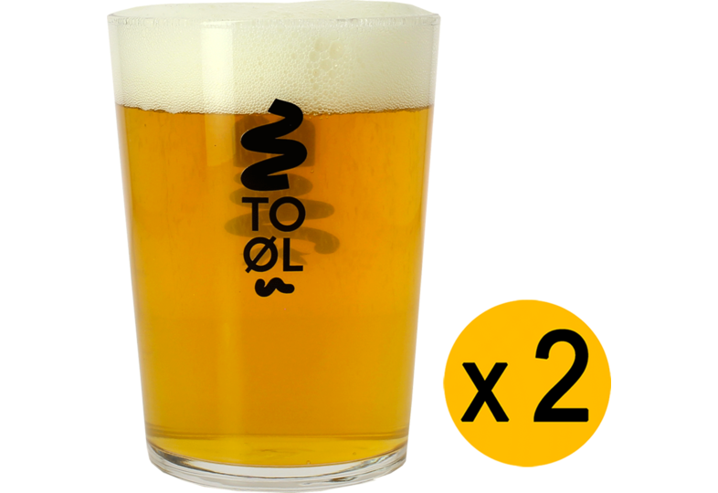 Verres à bière - Pack 2 Verres To Øl Bodega