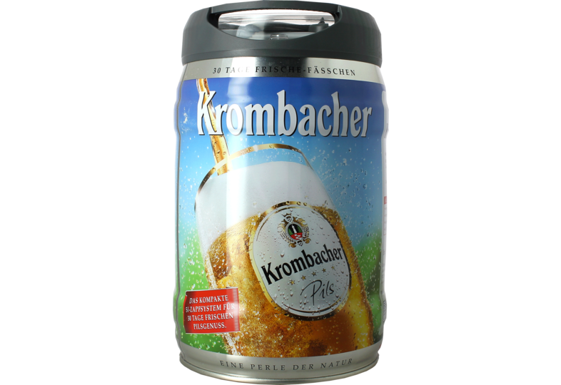 Krombacher Pils 5 L BeerTender Keg fonctions with or without beer
