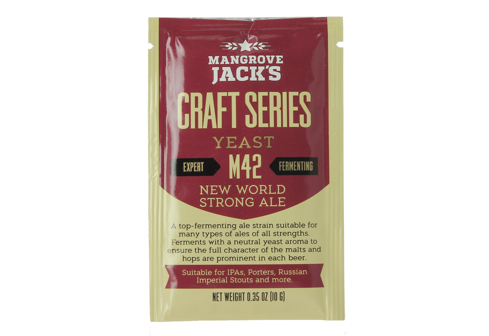 Mangrove Jack's New World Strong Ale M42 yeast 10gBuy the best beer online