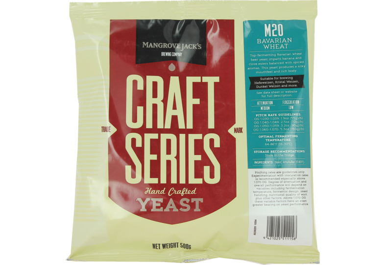Levures de brasserie - Levure Mangrove Jack's Bavarian Wheat M20 - 500g