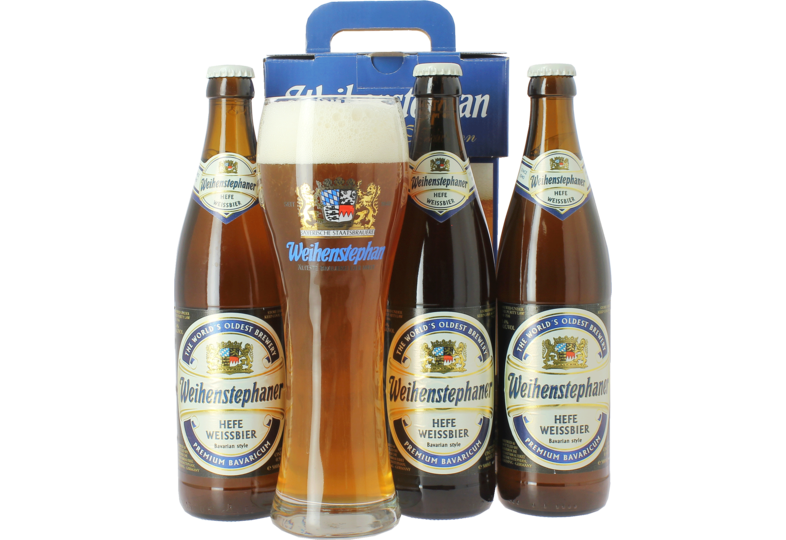 Coffrets cadeaux verre et bière - Coffret Weihenstephaner