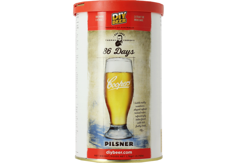 Kit à bière - Kit à bière Coopers 86 days Pilsner