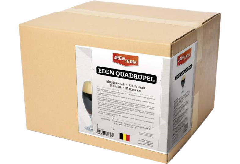 Recettes de malts tous grains - Kit de malt tout grain Brewferm Eden Quadrupel