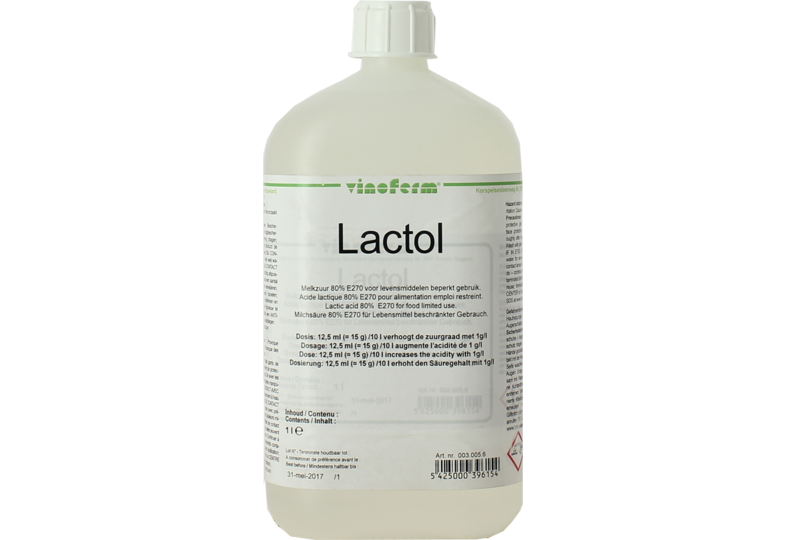 Additifs de brassage - Acide lactique 1L
