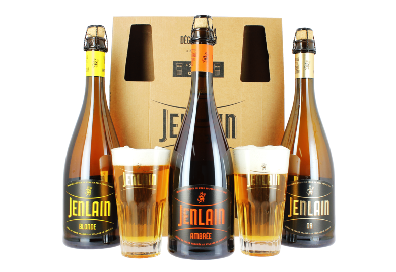 Accueil - Coffret Jenlain (3 bières 75cl + 2 verres)
