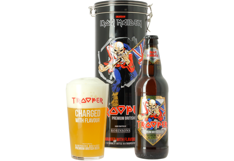 Accueil - Coffret Trooper Iron Maiden (1 bière + 1 verre 50cL)