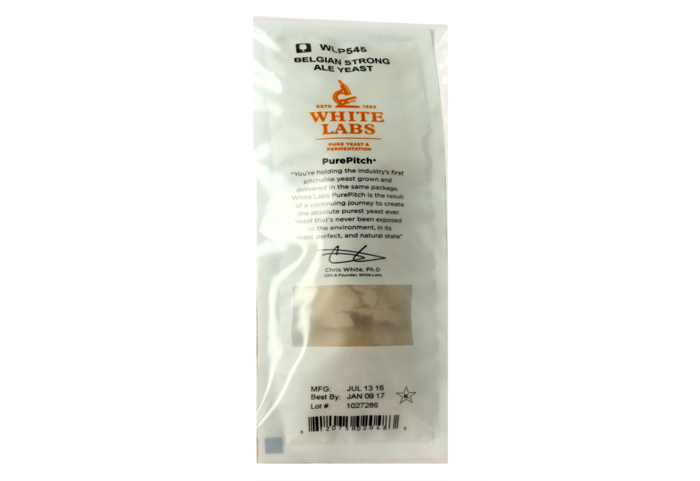 Levures pour fermentation - Levure liquide WLP545 Belgian Strong Ale - White Labs - PurePitch