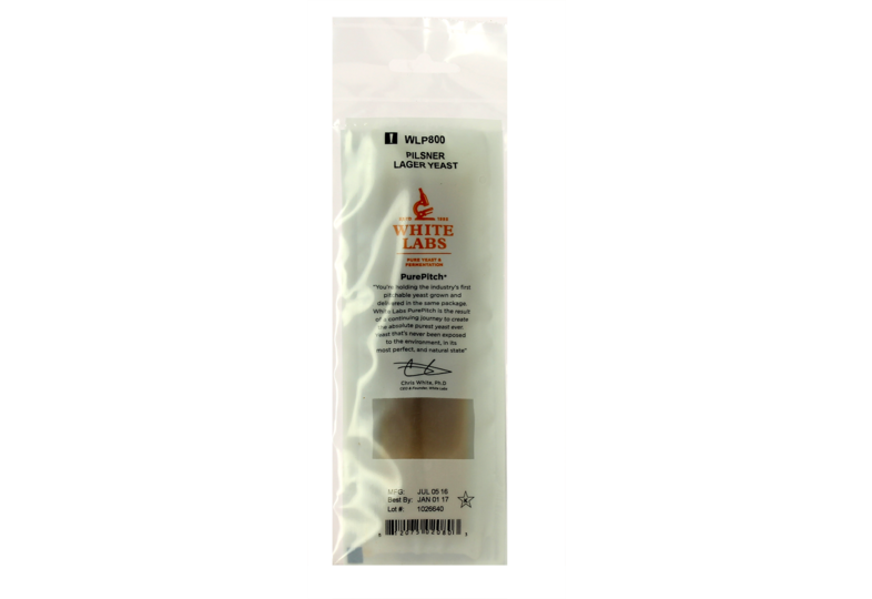 Levures pour fermentation - Levure liquide WLP800 Pilsner Lager - White Labs - PurePitch