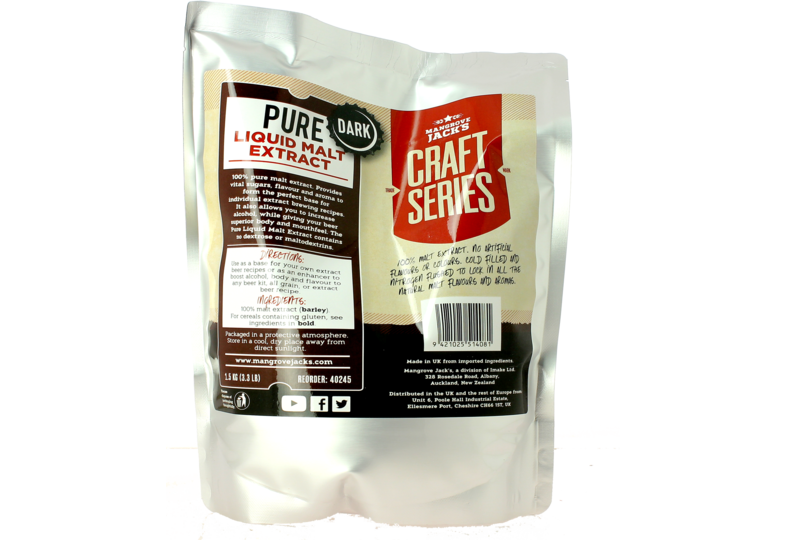 Additifs de brassage - Extrait malt liquide foncé Mangrove Jack's 1,5 kg