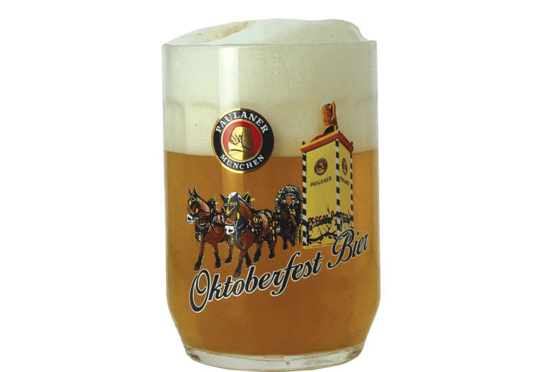 Beer glasses - Paulaner Oktoberfest stein beer mug