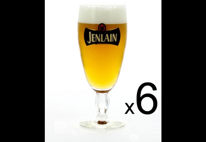 Lot de verre à bière - 6 verres Jenlain - 25 cl